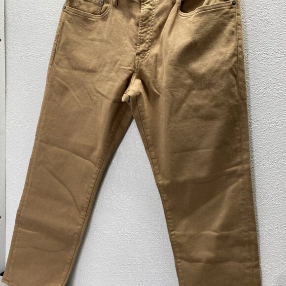 NEW BONOBOS Travel Casual Denim Jeans Size 35x30 – San Antonio Khaki, Straight - Picture 4 of 6